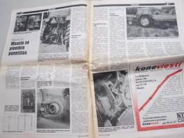 Koneviesti 1988 nr 13 - Säilörehun esikuivaus kasvussa, Ford 4110 - Maasta se pienikin ponnistaa, Konekentän laidalta - Kuka mitäkin myy?, ym.