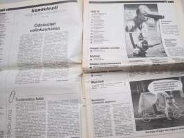 Koneviesti 1988 nr 14 - Odotusten valinkauhassa, CAV EGDPA - Sähkö parantaa dieselmoottorin suorituskykyä, Konekentän laidalta - Tuumailua työnäytöksistä, ym.