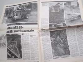 Koneviesti 1988 nr 17 - Ennakko-ostoilla etunsa, Fiatagri - Lisää nopeutta ja ketteryyttä, Käytetyn traktorin kauppa, auroista ja kilpakynnöistä, ym.