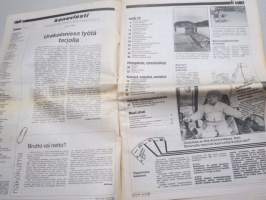 Koneviesti 1988 nr 18-Urakoinnissa työtä tarjolla,Kolmiteräisten koitos-SM kynnöissä yllättäjä nuorten joukosta,Hankkija-maatalous Oy:n Ulkomaiset kone-edustukset,ym