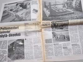 Koneviesti 1988 nr 21 - Tehokkuuden ehdoilla, Peltomestari jalostui höylä-äkeeksi, Tumen uudet kylvölannoittimet - Siementä ja lannoitetta reilusti mukaan, ym.