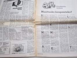 Koneviesti 1988 nr 21 - Tehokkuuden ehdoilla, Peltomestari jalostui höylä-äkeeksi, Tumen uudet kylvölannoittimet - Siementä ja lannoitetta reilusti mukaan, ym.