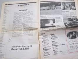 Koneviesti 1988 nr 22 - Ajan kuvia, Fendt 380 GTA -järjestelmätraktori - Omalaatuinen ilmestys, Kultamukula -88 -Onnistunut erikoisnäyttely, ym.