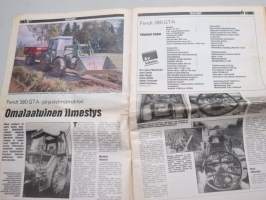 Koneviesti 1988 nr 22 - Ajan kuvia, Fendt 380 GTA -järjestelmätraktori - Omalaatuinen ilmestys, Kultamukula -88 -Onnistunut erikoisnäyttely, ym.