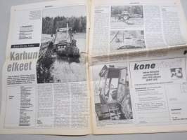 Koneviesti 1986 nr 20 - Vastuukysymykset koneiden yhteiskäytöstä ratkaisematta, Ursus 914 DL Turbo - Karhun elkeet, Monta auraa yhdessä - Kverneland Variomat, ym.