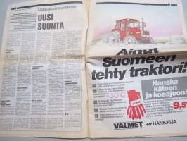 Koneviesti 1987 nr 2 - Päätöksenteko ja konevalinnat, Maatalousneuvonnan uusi suunta, Asiaa vääntömomentista, Vakola vastaa &quot;Ihmettelijälle&quot;, ym.