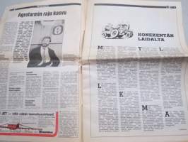 Koneviesti 1987 nr 2 - Päätöksenteko ja konevalinnat, Maatalousneuvonnan uusi suunta, Asiaa vääntömomentista, Vakola vastaa &quot;Ihmettelijälle&quot;, ym.
