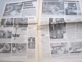 Koneviesti 1987 nr 3 - Talvi yllätti, Fiskars on kuollut - eläköön Agrolux, Elektroniikasta apua työkoneen säätöihin, Tanskalaista maatalouskone-teollisuutta, ym.