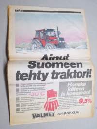 Koneviesti 1987 nr 3 - Talvi yllätti, Fiskars on kuollut - eläköön Agrolux, Elektroniikasta apua työkoneen säätöihin, Tanskalaista maatalouskone-teollisuutta, ym.