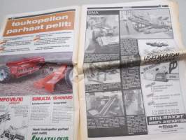 Koneviesti 1987 nr 6 - Talvimaatalousnäyttelyä tarvitaan jatkossakin, SIMA, Valmet H 800 - Traktori moneen lähtöön, Kera etsii yrittäjiä, ym.