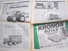 Koneviesti 1987 nr 6 - Talvimaatalousnäyttelyä tarvitaan jatkossakin, SIMA, Valmet H 800 - Traktori moneen lähtöön, Kera etsii yrittäjiä, ym.