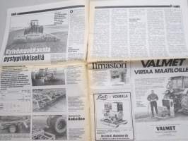 Koneviesti 1987 nr 10 - Maatalousteknologian vastakohdat, Kylvömuokkausta pystypiikkisellä, Veden kuljetus vähemmäksi - Esikuivattu säilörehu kiinnostaa, ym.