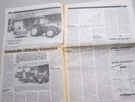 Koneviesti 1987 nr 10 - Maatalousteknologian vastakohdat, Kylvömuokkausta pystypiikkisellä, Veden kuljetus vähemmäksi - Esikuivattu säilörehu kiinnostaa, ym.