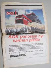 Koneviesti 1987 nr 13 - Nurmenkorjuun vaihtoehdot, Massey Ferguson 3070 Datatronic, Noukinvaunu säilörehun korjuussa - Tilakohtainen ratkaisu, ym.