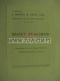 Bisset puolihydraulinen sitoja -myyntiesite