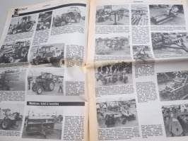 Koneviesti 1986 nr 15 - millään ei näe paremmin kuin silmällä, Käytety kuorma-auton jarrut toivat harmeja, Tsteyr ja Valmet turvaavat toisiinsa, ym.