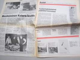 Koneviesti 1984 nr 1 - Tuotantojärjestelmä pidettävä kunnossa, yhteenveto syksyn auravertailusta, Case pyrkii kakkoseksi, Näyttelyssä nähtyä - Eima 1983, ym.