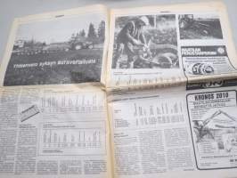 Koneviesti 1984 nr 1 - Tuotantojärjestelmä pidettävä kunnossa, yhteenveto syksyn auravertailusta, Case pyrkii kakkoseksi, Näyttelyssä nähtyä - Eima 1983, ym.