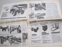 Koneviesti 1984 nr 6 - Maaseuturakentamisen ohjelmajulistus, Oikeusasiamies ja verohallitus eri mieltä kohtuudesta, Monitoiminen telivaunu vaihtolaivoille, ym.