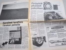 Koneviesti 1984 nr 9 - Kiertokoe, Vakolan johtaja professori Osmo Kara `Viljeljöillä vielä paljon oppimista maanmuokkauksessa´, Vakola Pähkinänkuoressa, ym.