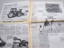 Koneviesti 1984 nr 10 - Kuulo vaarassa, Kaypro 2 on luotettava työkalu, Kemiralta 1500 kilon lannoitelava, Maatalouskoneiden ohjevuokrat, Kevään kohinaa, ym.