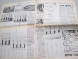 Koneviesti 1984 nr 12 - kesä kaikkialla, Traktoreiden hintapörssi, Neuvontasopimus monipuolistaa mikrotietokoneen käyttöä, Minne lannoitteet leviävät?, ym.