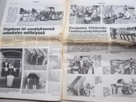 Koneviesti 1984 nr 13 - ratkaisevat viikot, Stark-haarukkatrukki nostaa paalit ylös, Joka toinen puimurikauppa ennen puintikautta, Massiivinen DLG, ym.