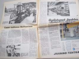 Koneviesti 1984 nr 17 -Traktorit ja työkoneet syysliikenteessä,Casen matkassa Melthamissa,Case-Cummins-moottorit tulevat,Veikko Tertsunen Pneumaattiset levittimet,ym