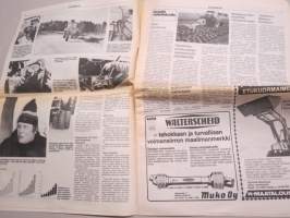 Koneviesti 1984 nr 21 - Tutkimus ja neuvonta, MB-trac 1500 - Urakkamiesten ja kartanonherrojen mieliin, HANKMO 3200, Kirjeitä toimitukselle, ym.