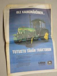 Koneviesti 1984 nr 21 - Tutkimus ja neuvonta, MB-trac 1500 - Urakkamiesten ja kartanonherrojen mieliin, HANKMO 3200, Kirjeitä toimitukselle, ym.