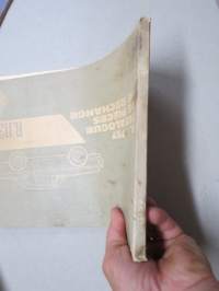 Renault R.1133 - P.R.757 Catalogue De piéces de rechange -parts catalogue / varaosaluettelo