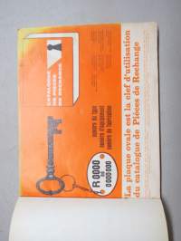 Renault R.1133 - P.R.757 Catalogue De piéces de rechange -parts catalogue / varaosaluettelo