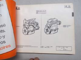 Renault R.1133 - P.R.757 Catalogue De piéces de rechange -parts catalogue / varaosaluettelo
