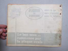 Renault R.1133 - P.R.757 Catalogue De piéces de rechange -parts catalogue / varaosaluettelo