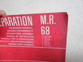 Renault R.1130 - M.R.68 Manuel de reparation -factory shop manual / tehtaan alkuperäinen korjaamokäsikirja