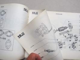 Renault R.1131 - P.R.712 Catalogue provisoire de piéces de rechange -parts catalogue, supplementary / varaosaluettelon lisäosa