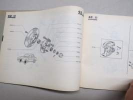 Renault R.1094 - P.R.750 Catalogue provisoire de piéces de rechange -parts catalogue, supplementary / varaosaluettelon lisäosa