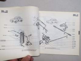 Renault R.1094 - P.R.750 Catalogue provisoire de piéces de rechange -parts catalogue, supplementary / varaosaluettelon lisäosa