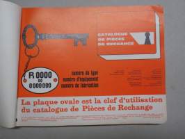 Renault R.1094 - P.R.751 Catalogue de piéces de rechange -parts catalogue, supplementary / varaosaluettelon lisäosa