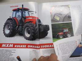 Case IH Uutiset / Case IH asiakaslehti syksy 2003, IH MXU MAXXUM, CVX, MXM, IH JX / JXU MAXXIMA, IH-merkkiuskollinen Alf-erik Wiss, ym.