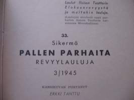 Kaikki laulavat - Pallen parhaita revyylauluja 33