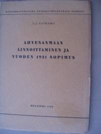 Ahvenanmaan linnoittaminen ja vuoden 1921 sopimus