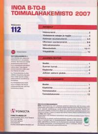 Inoa - B-to-B Toimialahakemisto (puhelinluettelo) 2007