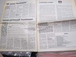 Koneviesti 1981 nr 2 - MF pysyy Hankkijalla, Konekaupan uusjako, Ennätyksellinen salaojitusvuosi Keski-Suomessa, Konekonsulentit koulutuspäivillä, ym.