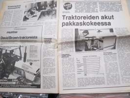 Koneviesti 1981 nr 2 - MF pysyy Hankkijalla, Konekaupan uusjako, Ennätyksellinen salaojitusvuosi Keski-Suomessa, Konekonsulentit koulutuspäivillä, ym.