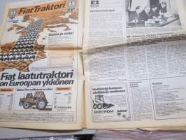 Koneviesti 1981 nr 5 - Vaihtokonekauppa, Koneviestin lukijat selvittivät: Traktoreiden heikot kohdat 3.osa, Nauhakylvö kiinnostaa nyt Keski-Euroopassa, ym.