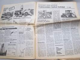 Koneviesti 1981 nr 5 - Vaihtokonekauppa, Koneviestin lukijat selvittivät: Traktoreiden heikot kohdat 3.osa, Nauhakylvö kiinnostaa nyt Keski-Euroopassa, ym.