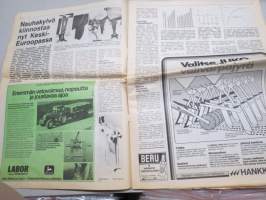 Koneviesti 1981 nr 5 - Vaihtokonekauppa, Koneviestin lukijat selvittivät: Traktoreiden heikot kohdat 3.osa, Nauhakylvö kiinnostaa nyt Keski-Euroopassa, ym.