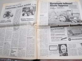 Koneviesti 1981 nr 6 - Salaojituksen tavoitteet, Palahake tutkittavana, Etupesäkäytöstä saadut kokemukset, Leyland - kalliita moottoriremontteja, ym.