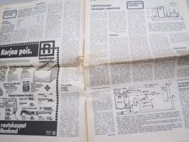 Koneviesti 1981 nr 9 - Kylvömuokkaus kannattaa tehdä hyvin, Lämminvesi-varaajan asennus, Hakas TP-221 - Varsinainen vaihtopolttokattila, Kahden kattilan korvaaja,ym.